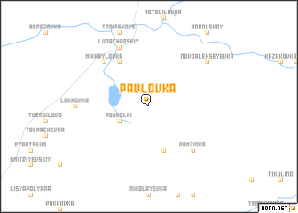 map of Pavlovka