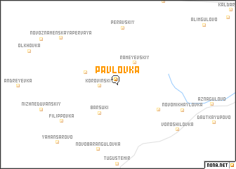 map of Pavlovka