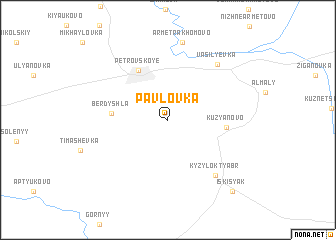 map of Pavlovka