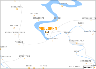 map of Pavlovka