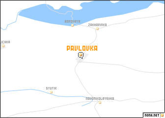 map of Pavlovka