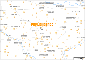 map of Pavlovo Brdo