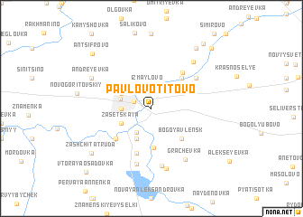 map of Pavlovo-Titovo