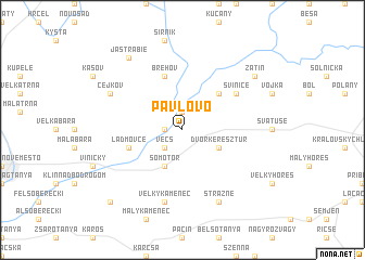 map of Pavlovo