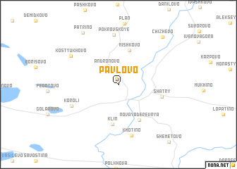 map of Pavlovo
