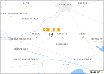 map of Pavlovo