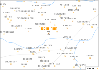 map of Pavlovo