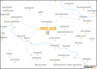 map of Pavlovo