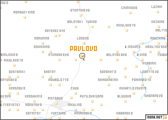 map of Pavlovo