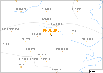 map of Pavlovo
