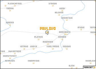 map of Pavlovo