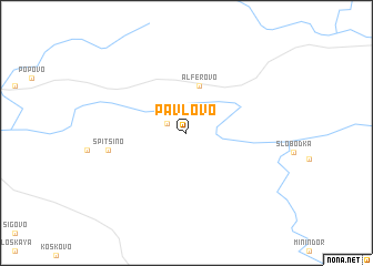 map of Pavlovo