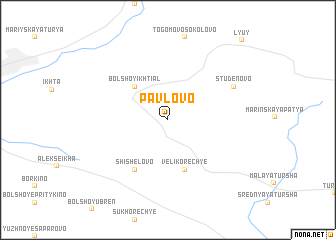 map of Pavlovo