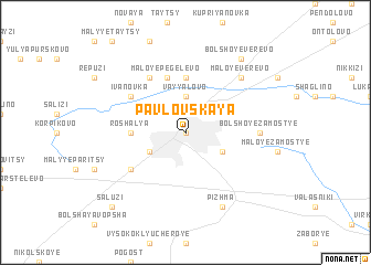 map of Pavlovskaya