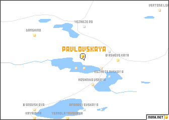 map of Pavlovskaya