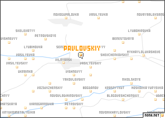 map of Pavlovskiy