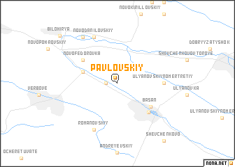 map of Pavlovskiy