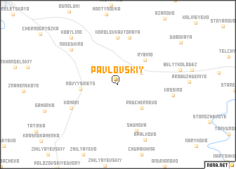 map of Pavlovskiy