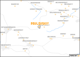 map of Pavlovskiy