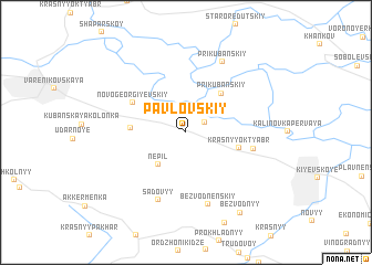 map of Pavlovskiy