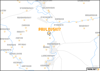 map of Pavlovskiy