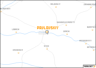 map of Pavlovskiy