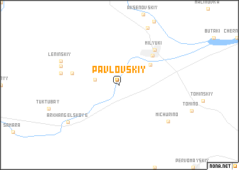 map of Pavlovskiy