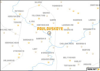 map of Pavlovskoye