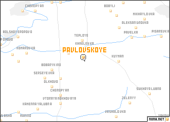 map of Pavlovskoye