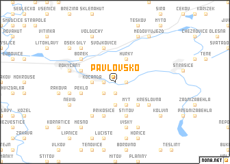 map of Pavlovsko