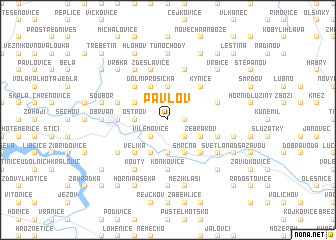 map of Pavlov