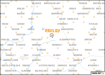 map of Pavlov