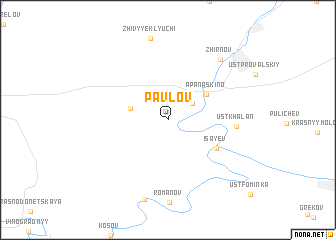 map of Pavlov