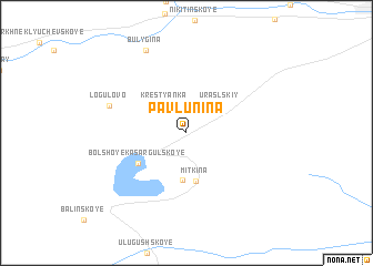 map of Pavlunina