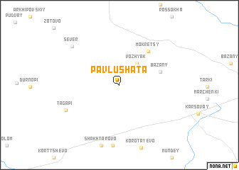 map of Pavlushata