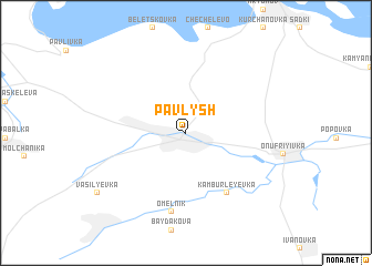 map of Pavlysh