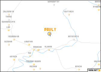 map of Pavly