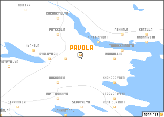 map of Pavola