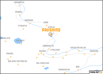 map of Pavshino