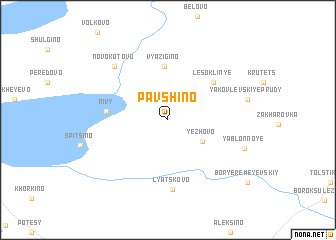 map of Pavshino