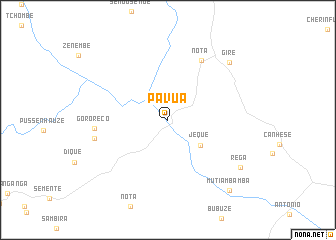 map of Pavúa