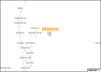 map of Pawahku