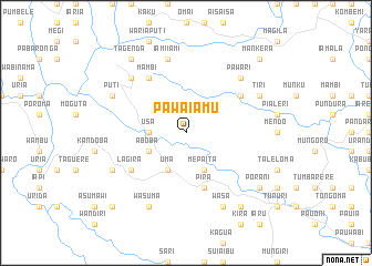 map of Pawaiamu