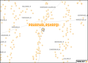 map of Pawārwāla Sharqi