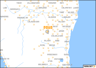 map of Pawa