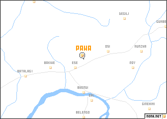 map of Pawa