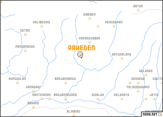 map of Paweden