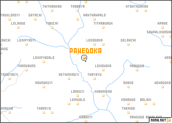 map of Pawe Doka