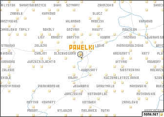 map of Pawełki