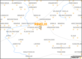 map of Pawełki